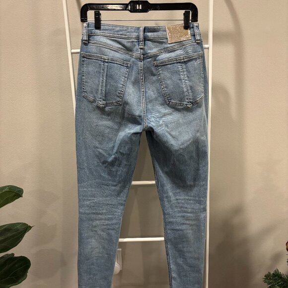 Rag & Bone Nina High Waist Skinny Jeans in Clemente Size 27 - Picture 5 of 8